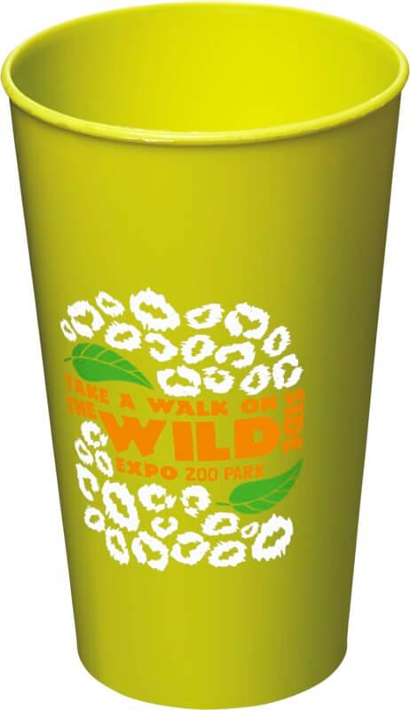 Copo de plástico de 375 ml Arena