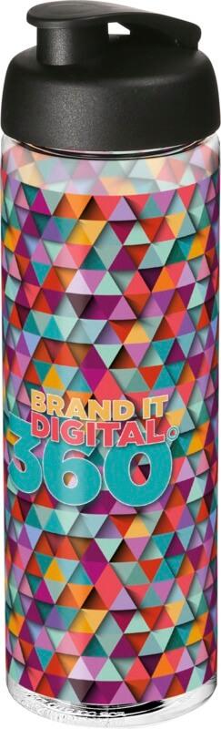 Garrafa desportiva de 850 ml com tampa de abrir e fechar "H2O Vibe "