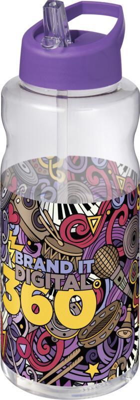 Garrafa desportiva de 1 litro com tampa de bocal "H2O Active® Big Base"