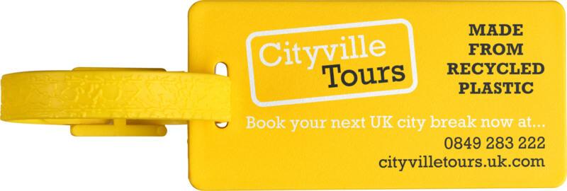 PF 210191 3 21019111 B1 PP Y1 Etiqueta de bagagem com janela reciclada "River" - Image 4