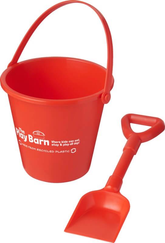 PF 210241 6 21024121 SR Y1 Balde e pá de praia de plástico reciclado "Tides" - Image 7