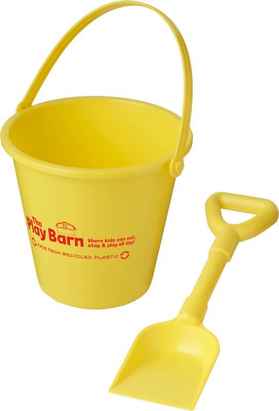 PF 210241 9 21024111 SR Y1 Balde e pá de praia de plástico reciclado "Tides" - Image 10