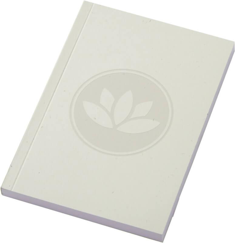 Bloco de notas A6 de capa mole reciclado - 100 folhas "Novella Austen"