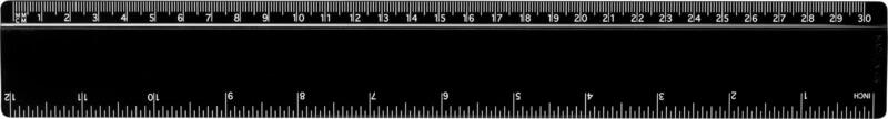 Régua de 30 cm com plástico 100% reciclado "Terran"