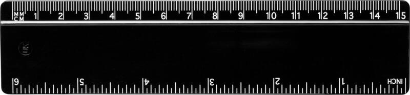 Régua de 15 cm com plástico 100% reciclado "Terran"