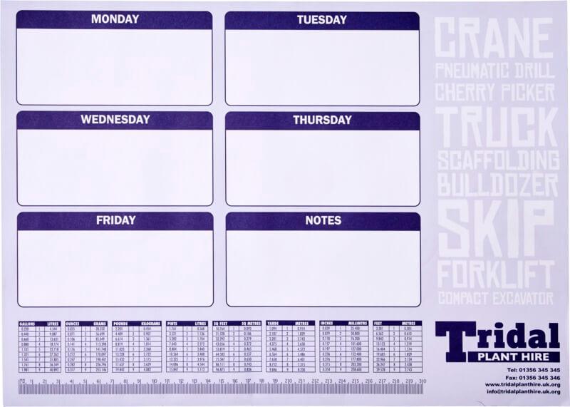 Bloco de notas A2 Desk-Mate®