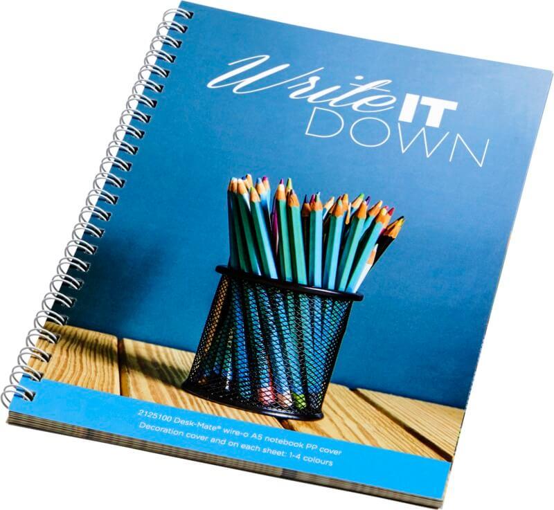 PF 21251 8 2125100 E2 Caderno A5 espiral de arame Desk-Mate® - Image 4