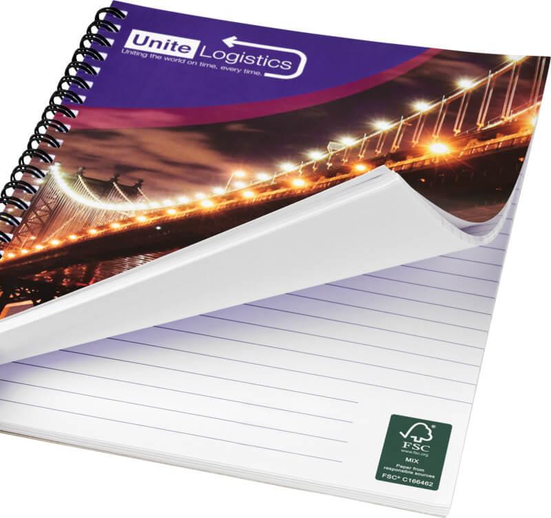 PF 21292 15 2129290 D1 Bloco de notas A4 com espiral e contracapa impressa "Desk-Mate®" - Image 9