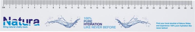 PF 21301 2 213010 F1 Notas adesivas recicladas com régua impressa de 30 cm Sticky-Mate®