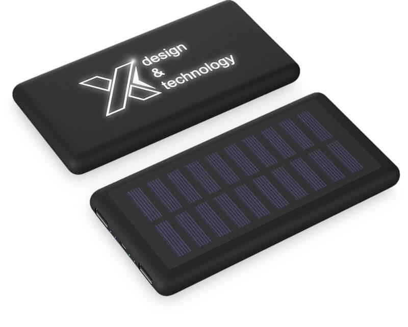SCX.design P30 light-up solar 8000 mAh powerbank