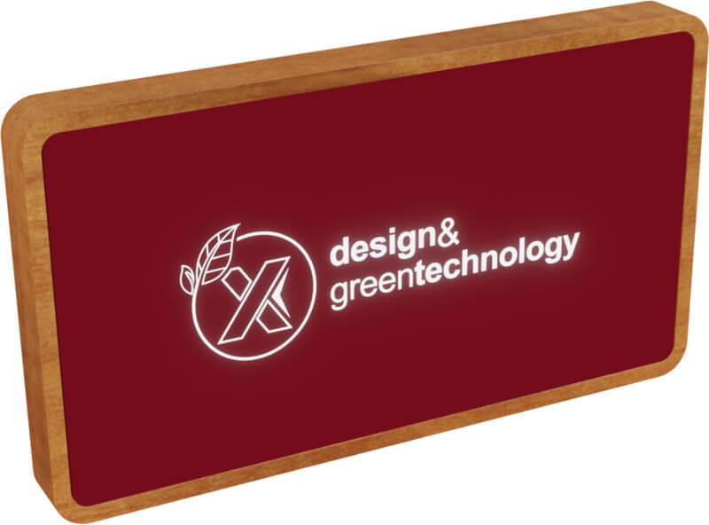 Powerbank sem fios de 5000 mAh luminosa "SCX.design P36"