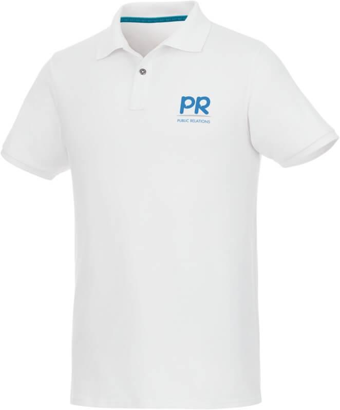 Polo para homem em material de produção biológica e material reciclado "Beryl"