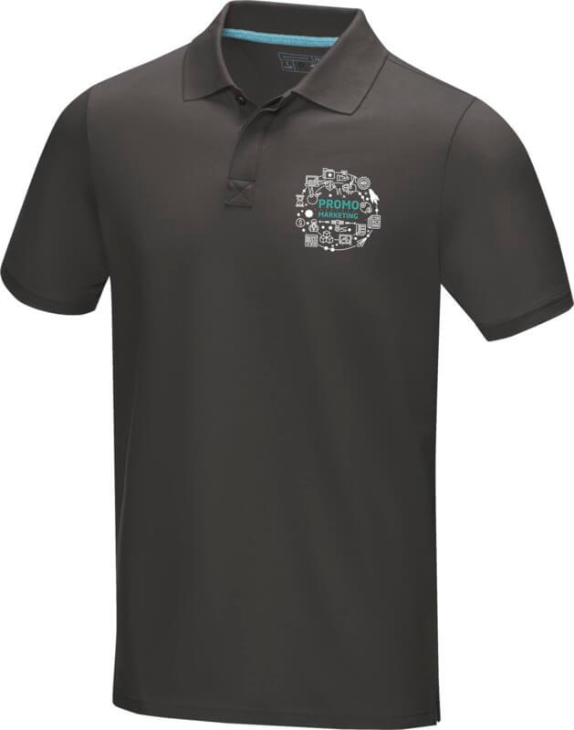 PF 37508 100 3750889 SP Y1 Polo para homem em material de orgânico "Graphite" - Image 14