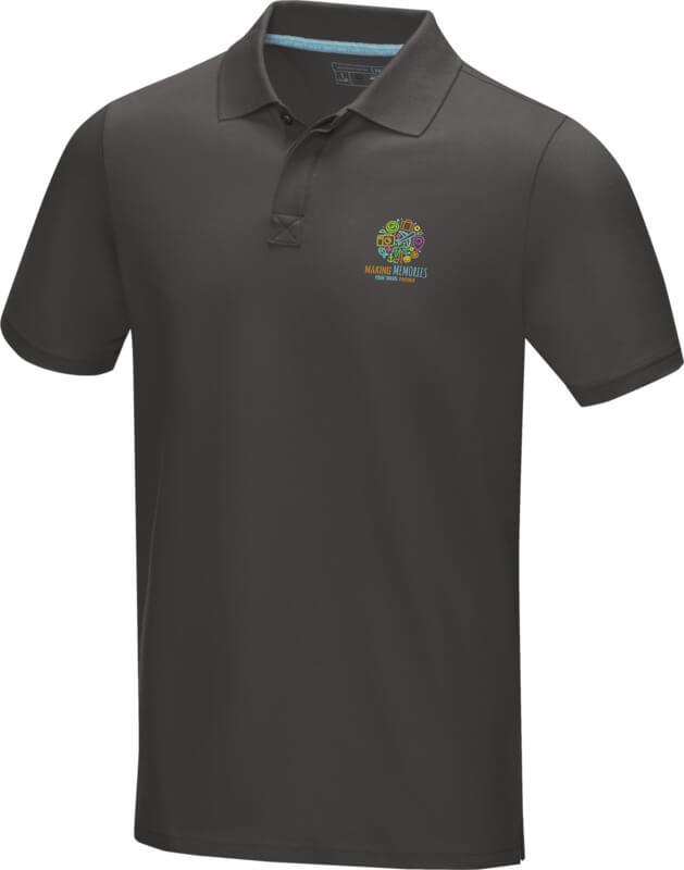 PF 37508 101 3750889 EB Y2 Polo para homem em material de orgânico "Graphite" - Image 15