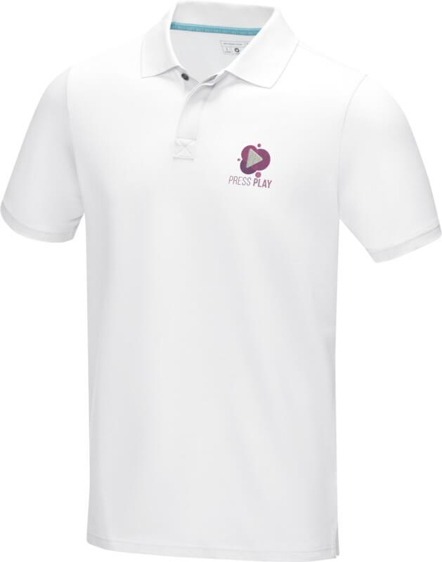 PF 37508 21 3750801 EB Y2 Polo para homem em material de orgânico "Graphite" - Image 2