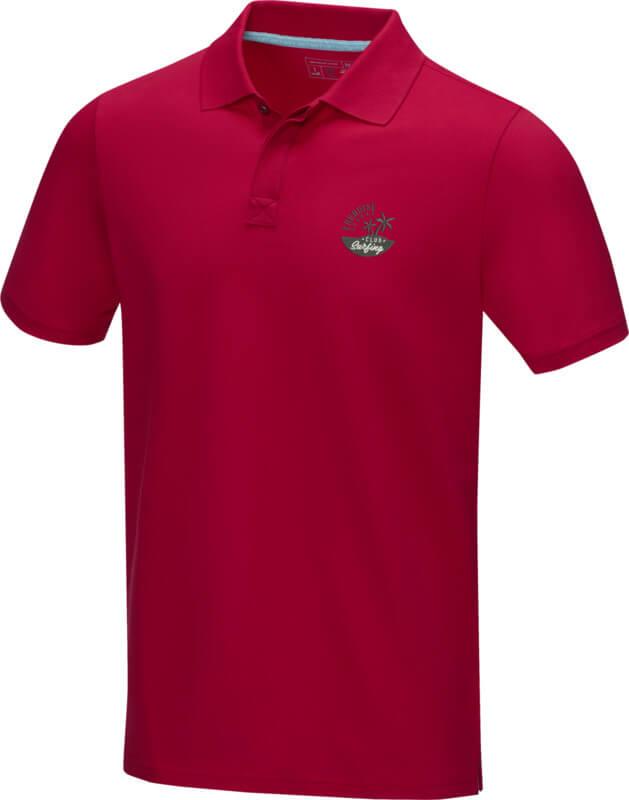 PF 37508 49 3750825 EB Y2 Polo para homem em material de orgânico "Graphite" - Image 7