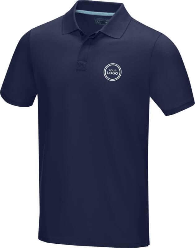 PF 37508 73 3750849 EB Y2 Polo para homem em material de orgânico "Graphite" - Image 11