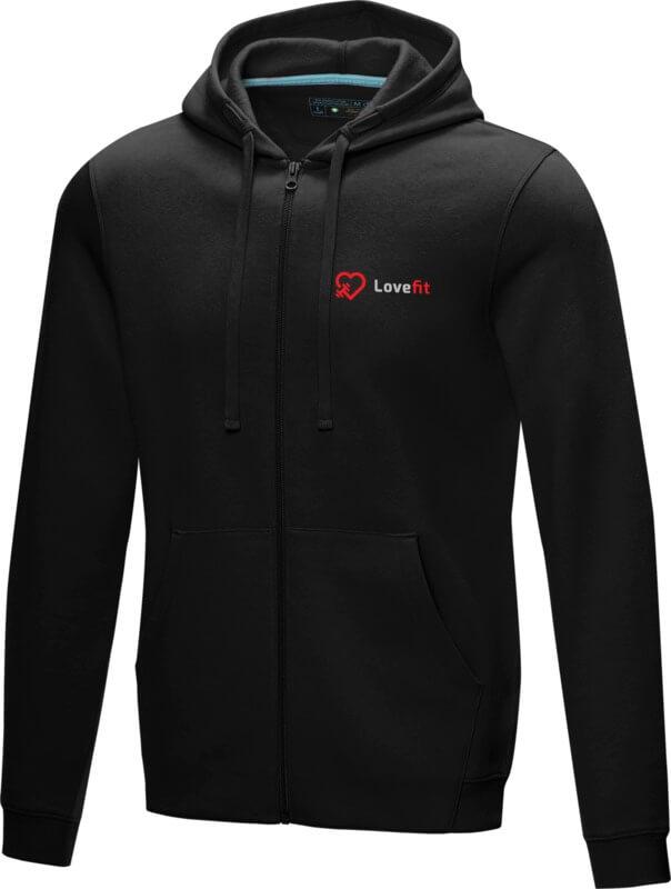 PF 37510 108 3751099 SP Y1 Hoodie para homem com fecho em material orgânico "Ruby" - Image 14