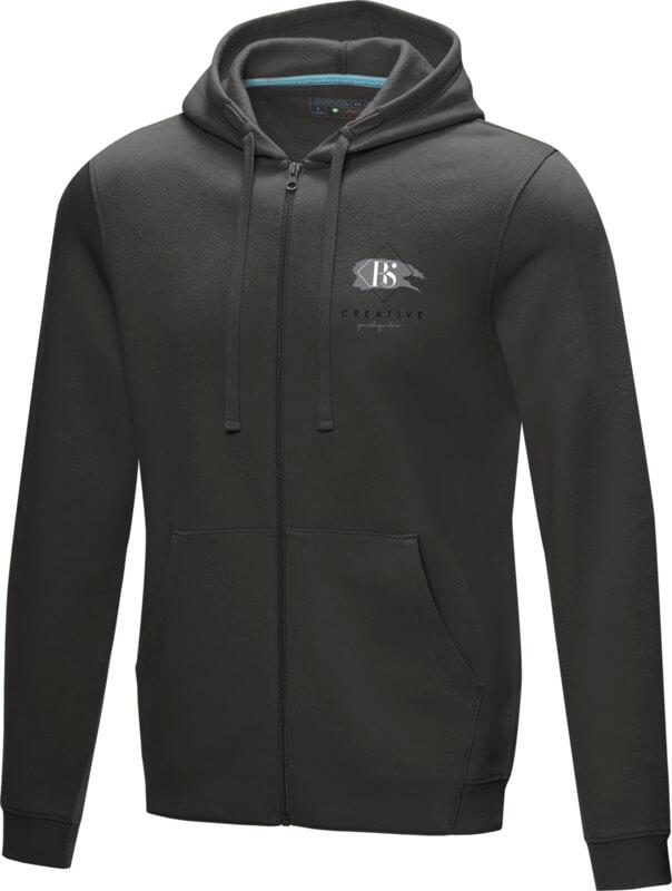 PF 37510 80 3751089 SP Y1 Hoodie para homem com fecho em material orgânico "Ruby" - Image 10