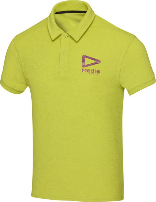 Polo unissexo de felpa reciclada GRS "Akoya"