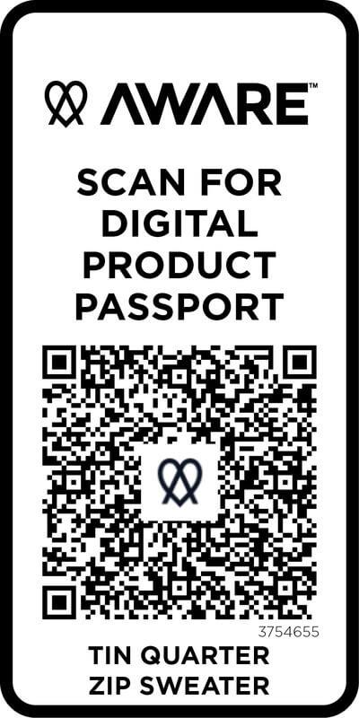 PF 37546 63 3754655 E1 Camisola unissexo com fecho de correr parcial reciclada "Aware™" "Tin" - Image 9