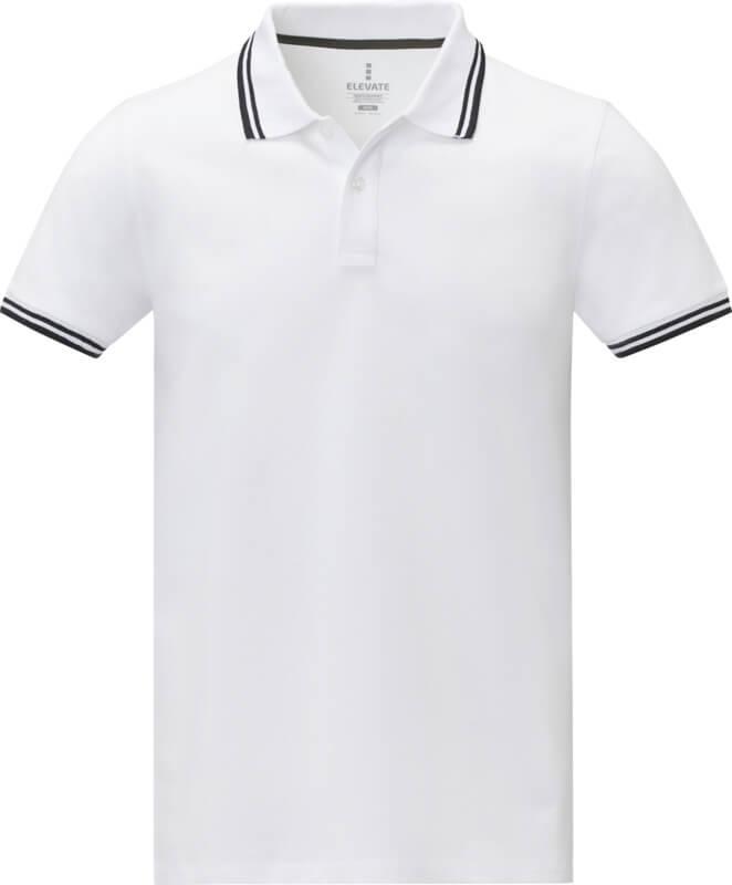 PF 38108 26 3810801 F1 Polo de manga curta com friso para homem "Amarago" - Image 3