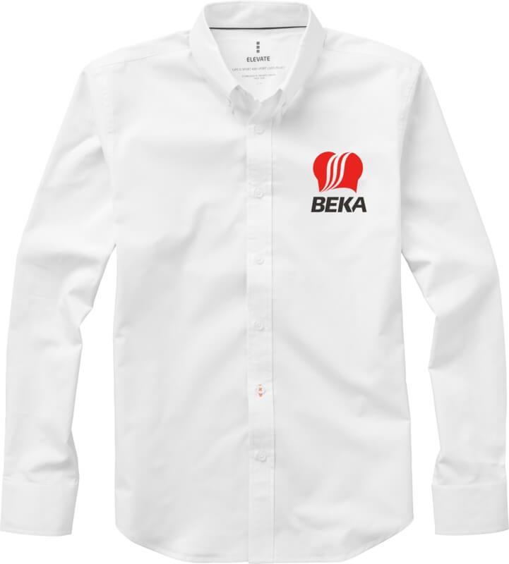 Camisa oxford manga comprida de homem "Vaillant"