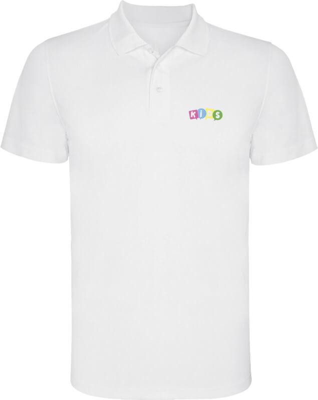 Pólo desportivo de manga curta para crianças "Monzha"