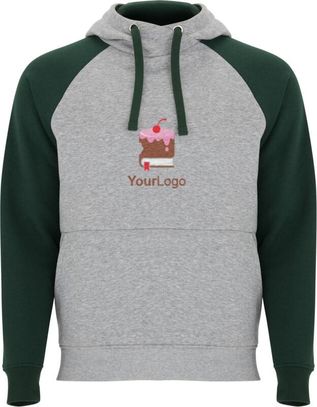 PF K1058 18 K1058B4 SP Y1 Camisola com capuz bicolor para criança "Badet" - Image 3