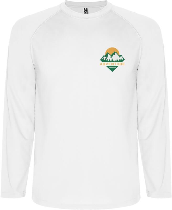 T-shirt desportiva de manga comprida para homem Montecarlo