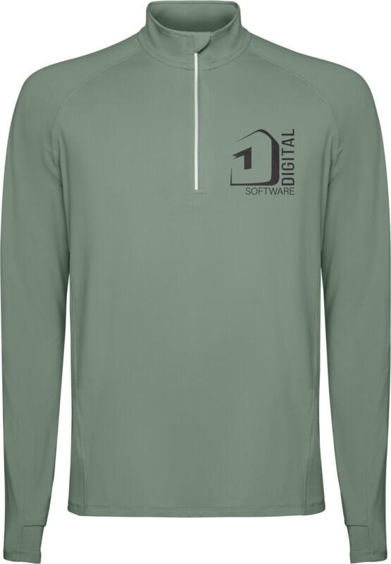 Sweater de manga comprida com gola de meio fecho para homem "Estambul"