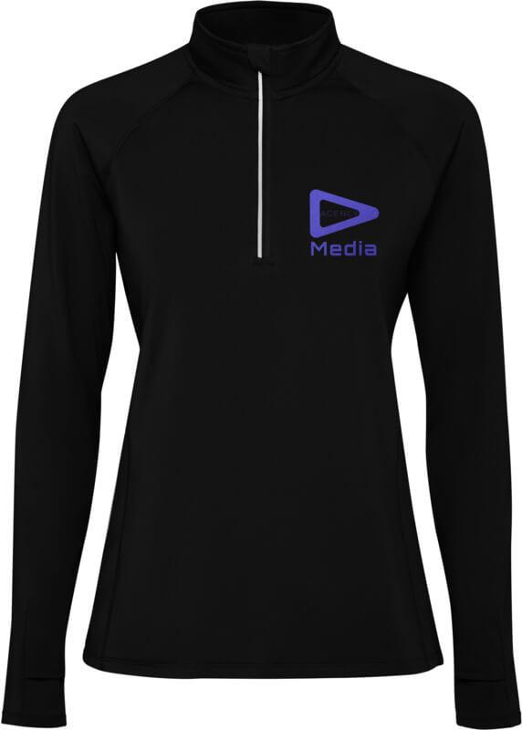 Sweater de manga comprida com meio fecho para mulher "Estambul"