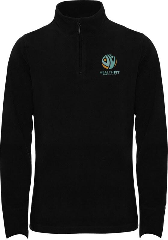 Casaco em velo com fecho de correr parcial para mulher "Himalaya"