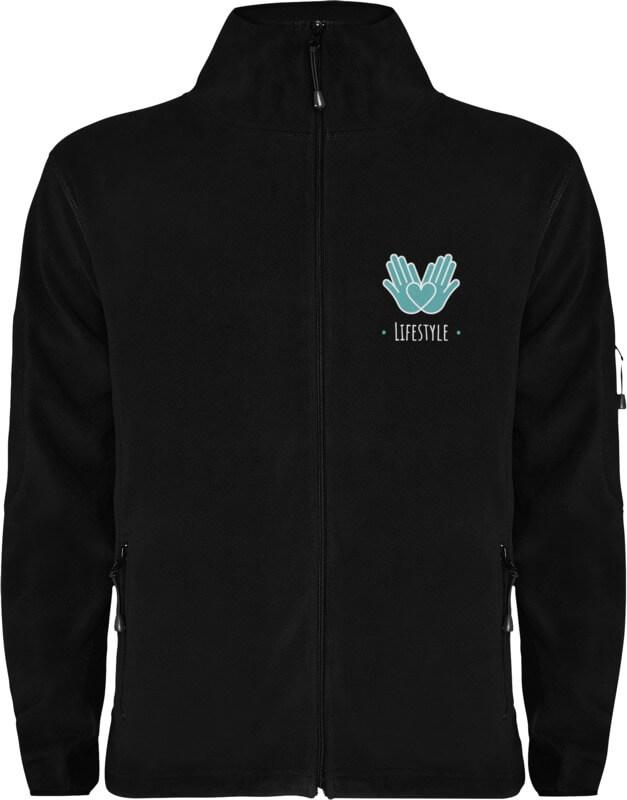 Casaco de velo com fecho para homem "Luciane"