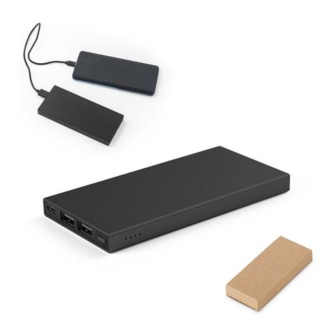 DOROTHY 5. Power bank 5'000 mAh em alumínio reciclado (100% rAL)
