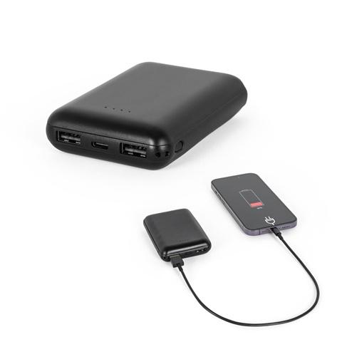 LEAKEY 8. Power bank 8'000 mAh em ABS reciclado (100% rABS)