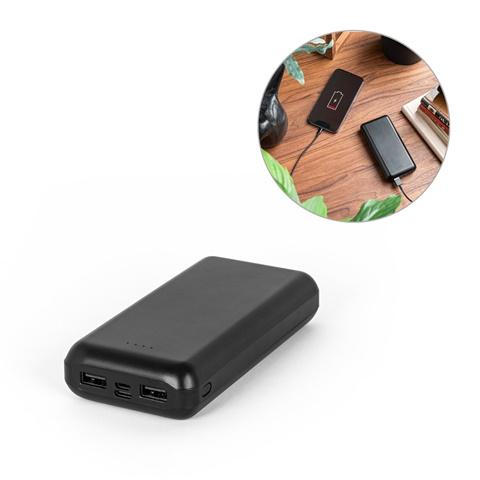 LEAKEY 20. Power bank 20'000 mAh em ABS reciclado (100% rABS)