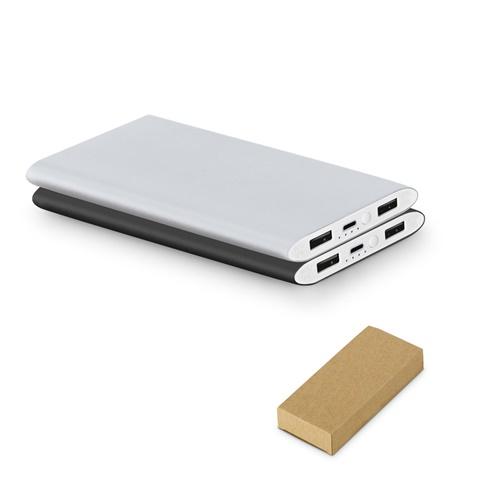 NOBEL. Power bank 7'200 mAh em alumínio reciclado (100% rAL)