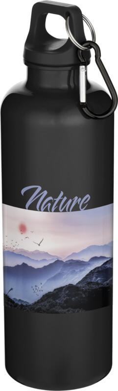 Garrafa de água de plástico reciclado RCS Oregon 750 ml, cor sólida, com mosquetão