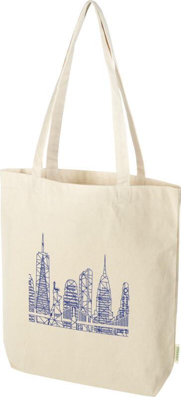 Saco de fundo largo de 11 L em material de produção biológica e OCS de 180 g/m² "Odisha"