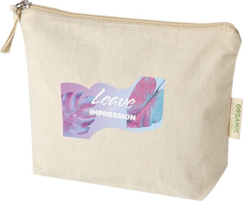 Bolsa de 1 L para artigos higiénicos em material de produção biológica e OCS de 180 g/m² "Odisha"