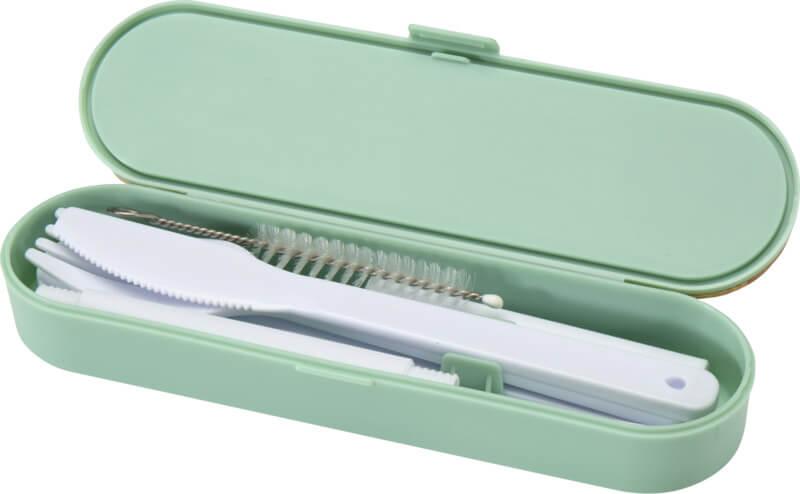 PF 126365 14 12636562 E1 Conjunto de talheres com tampa de bambu "Runa" - Image 15