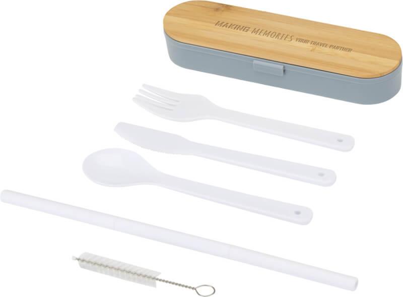 PF 126365 20 12636582 EG Y1 Conjunto de talheres com tampa de bambu "Runa" - Image 21