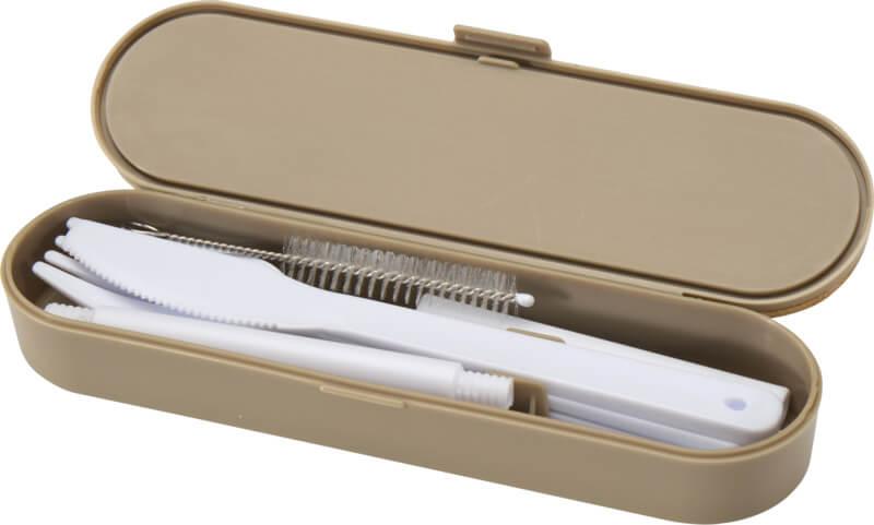 PF 126365 2 12636572 E1 Conjunto de talheres com tampa de bambu "Runa" - Image 3