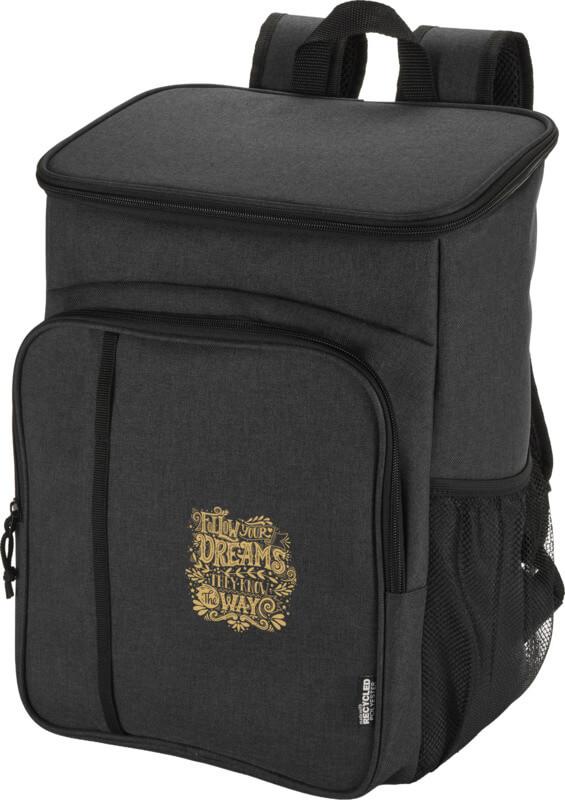 Mochila térmica reciclada para piquenique GRS de 20 L com conjunto de talheres "Tundra"