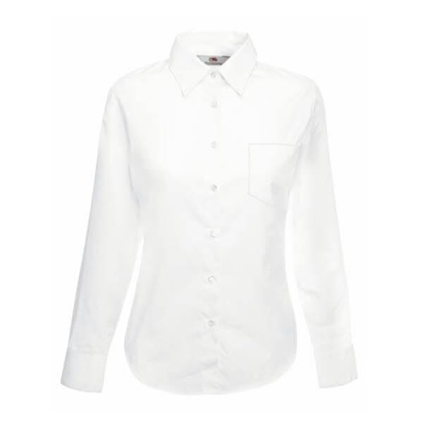 Ladies Poplin LSL