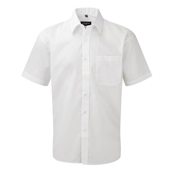 Camisa Popeline Homem manga curta 110g - 65% Poliéster/ 35% Algodão