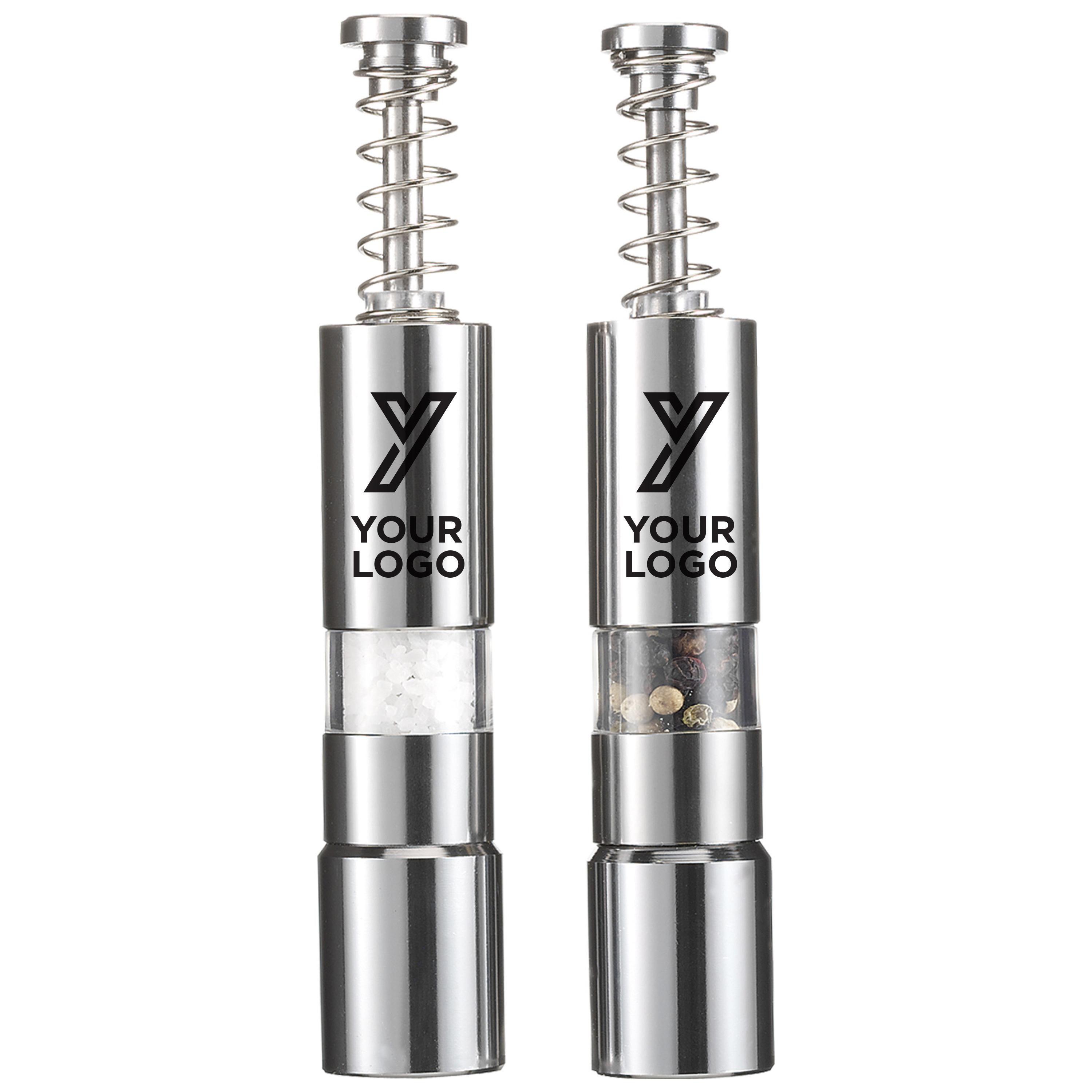 Conjunto de pimenta e sal em aço inoxidável Annalena