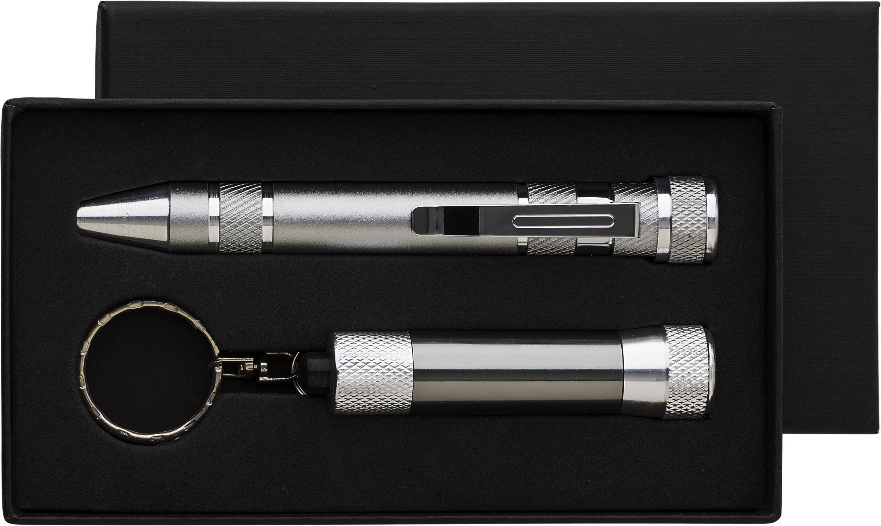 Porta-chaves 3 em 1 de aluminio Frazer