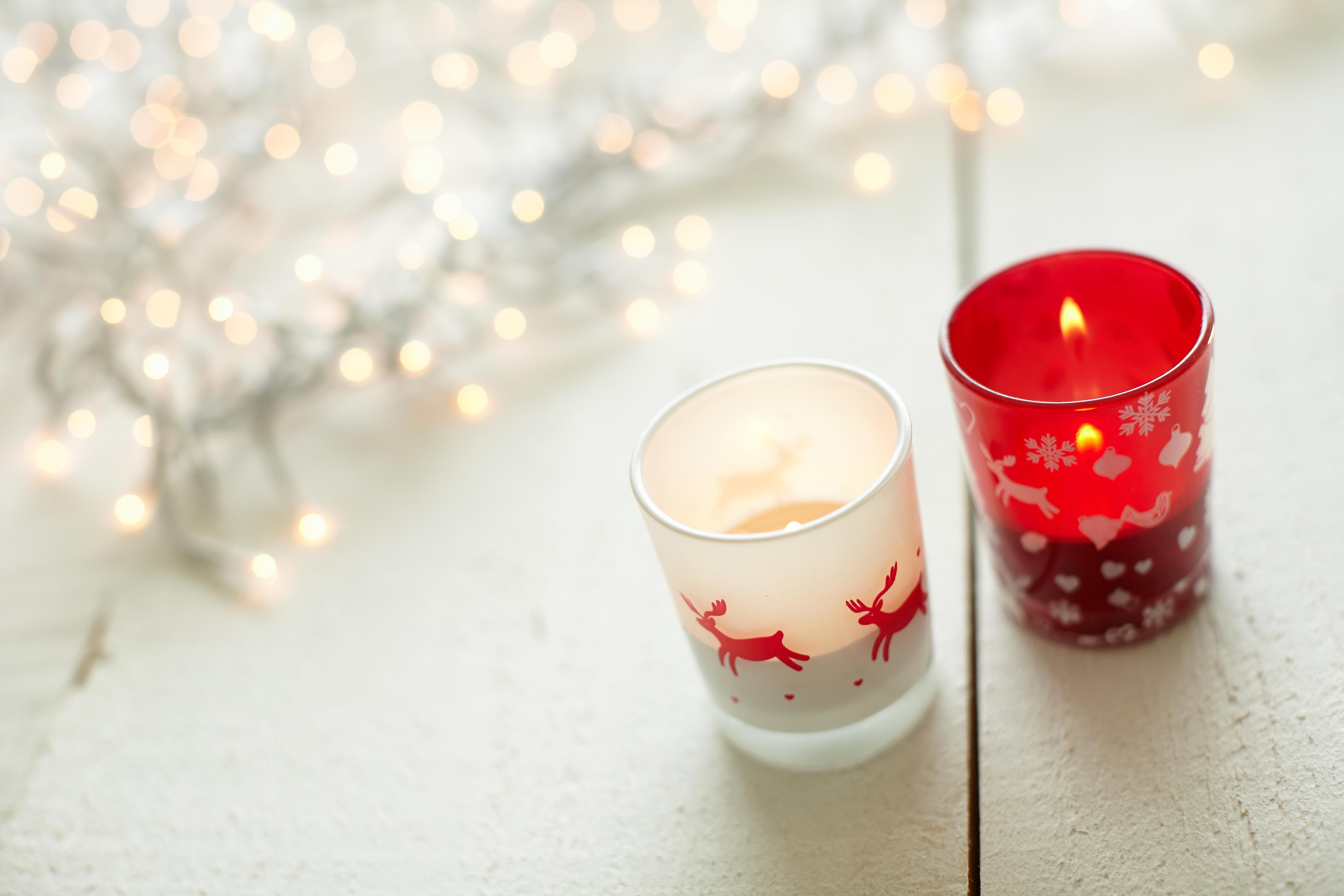 Giving 5039 1 impr 924476 Copo de cristal com vela e decoração de natal. Kirsten - Image 2